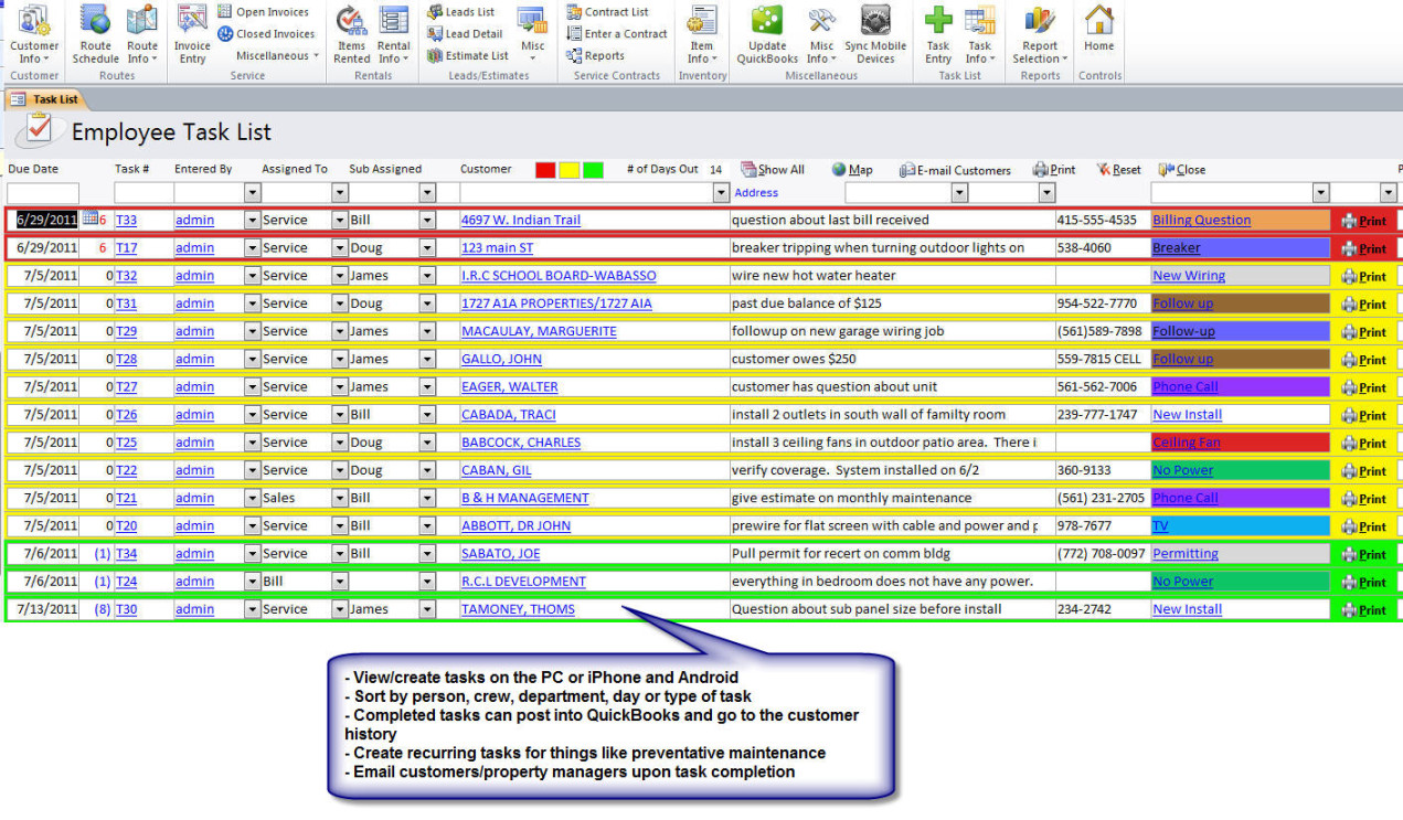 electrical contracting software quickbooks